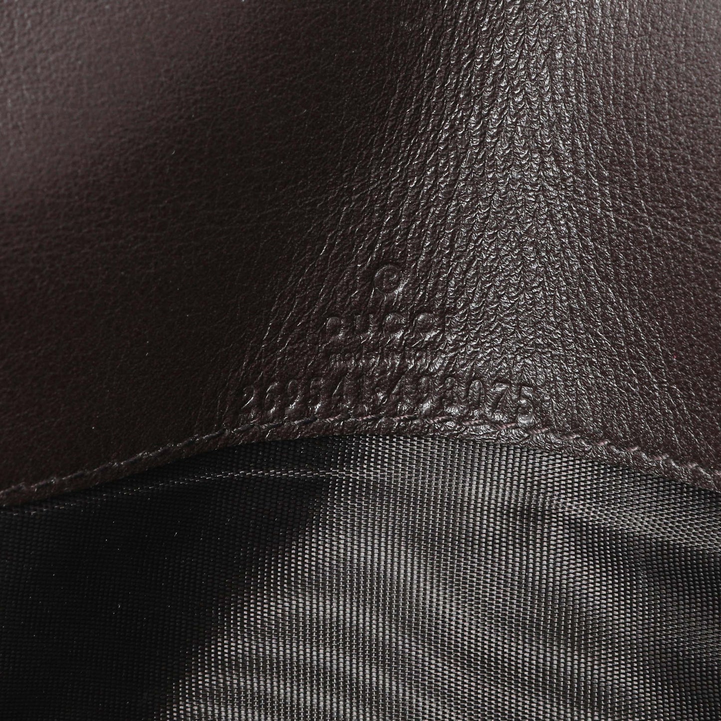 Exclusive Gucci Monogram Canvas Chain Wallet — Detail View