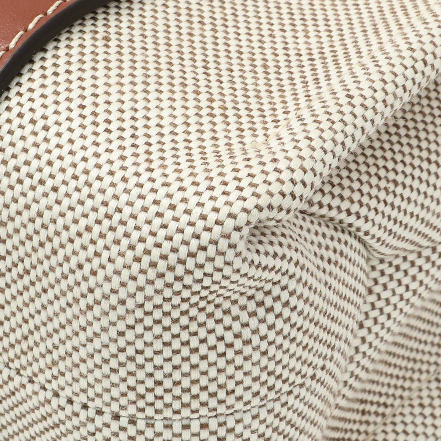 Exclusive Chloe Linen Calfskin Small Woody Ribbon Tote — Detail View