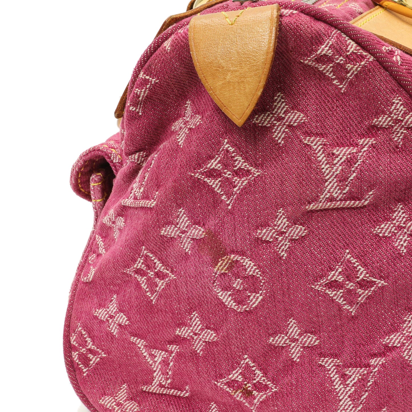 Exclusive Louis Vuitton Pink Monogram Denim Neo Speedy — Alternate View 11