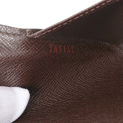 Exclusive Louis Vuitton Damier Ebene Josephine Wallet — Lifestyle View