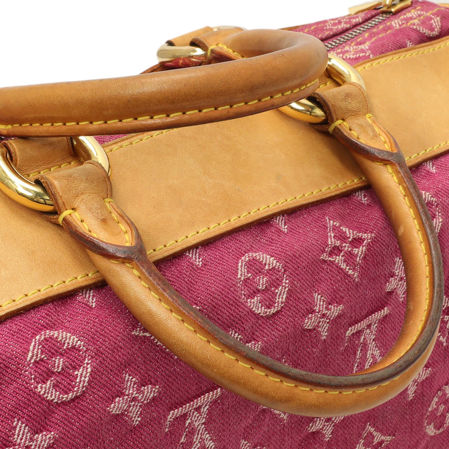Exclusive Louis Vuitton Pink Monogram Denim Neo Speedy — Alternate View 12