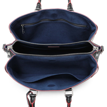 Exclusive Louis Vuitton Black Epi Soufflot MM — Top View