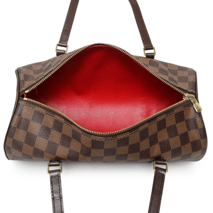 Exclusive Louis Vuitton Damier Ebene Papillon 30 With Companion — Top View