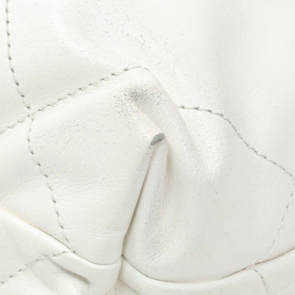 Exclusive Chanel White Shiny Calfskin Quilted Mini Chanel 22 — Alternate View 7