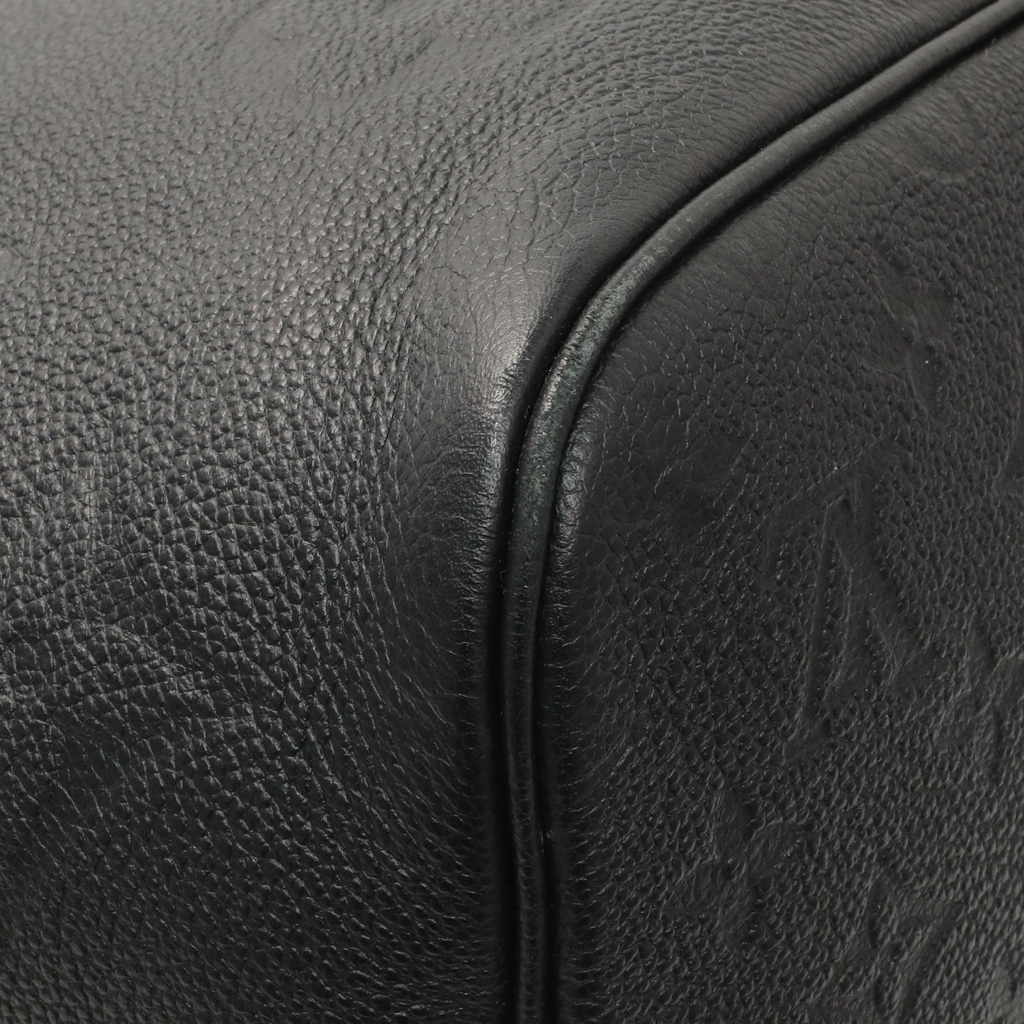 Exclusive Louis Vuitton Black Empreinte Monogram Giant Neverfull MM — Lifestyle View