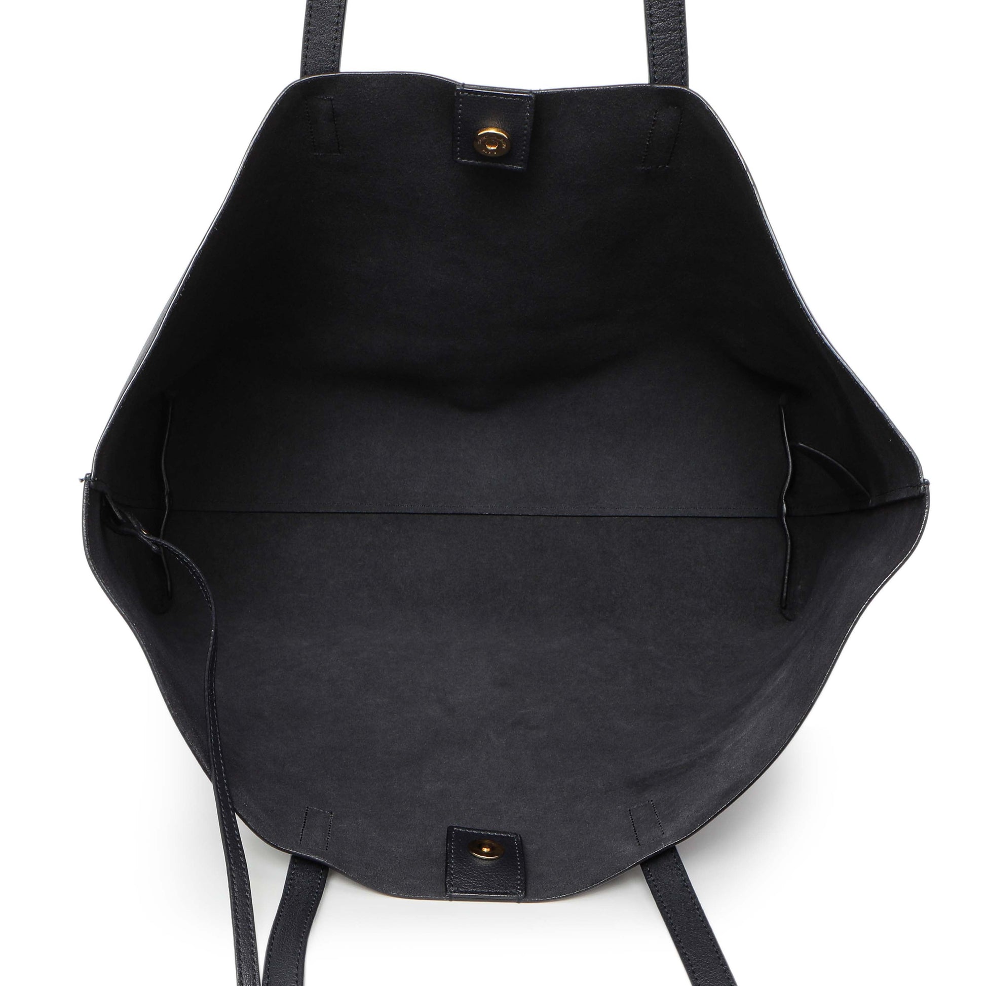 Exclusive Saint Laurent Navy Calfskin Large Shopping Tote — Alternate View 8