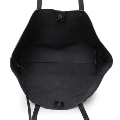 Exclusive Saint Laurent Navy Calfskin Large Shopping Tote — Alternate View 8