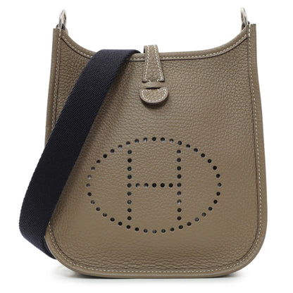 Exclusive Hermes Etoupe Clemence Amazone Evelyne TPM — Front View