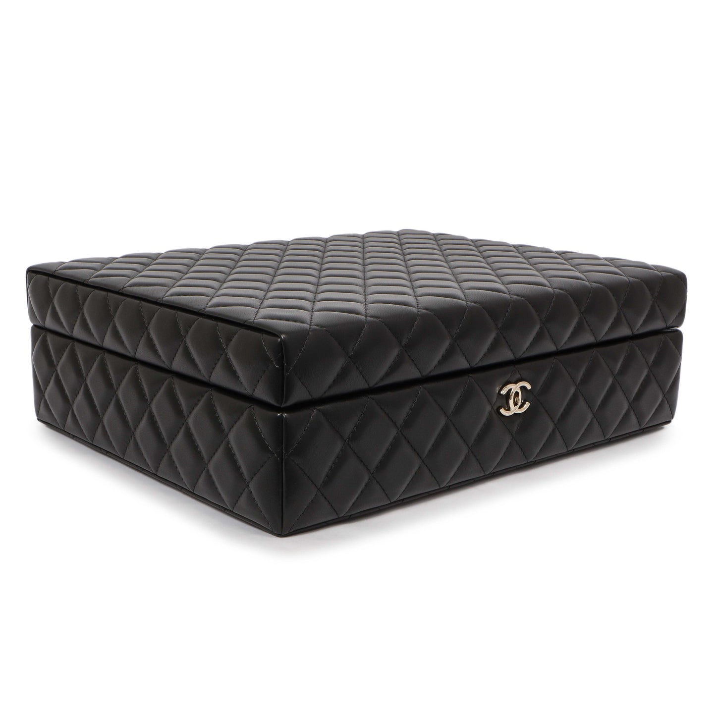 Exclusive Chanel Black Lambskin, Calfskin, Tweed Success Story Mini Bags — Side View