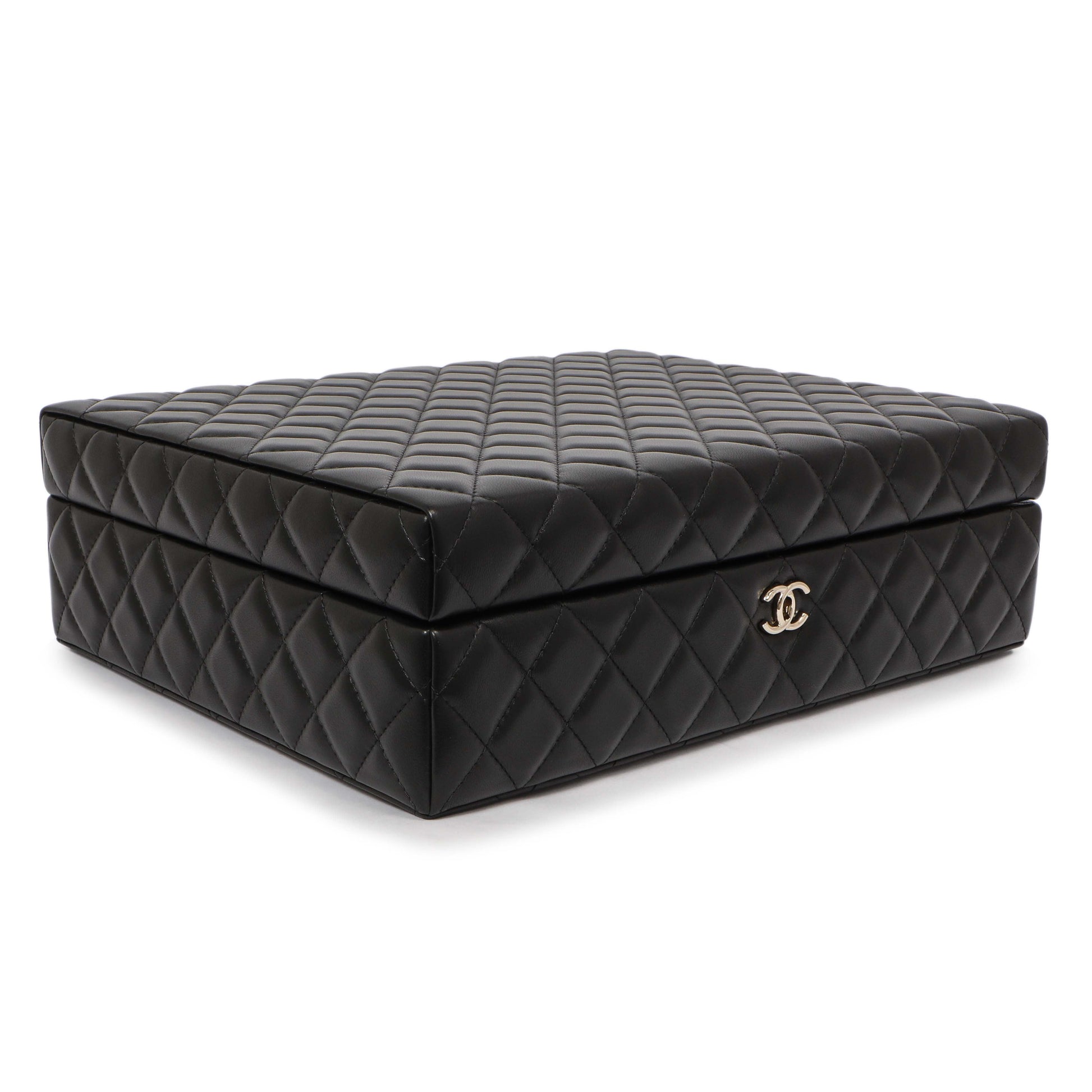 Exclusive Chanel Black Lambskin, Calfskin, Tweed Success Story Mini Bags — Side View
