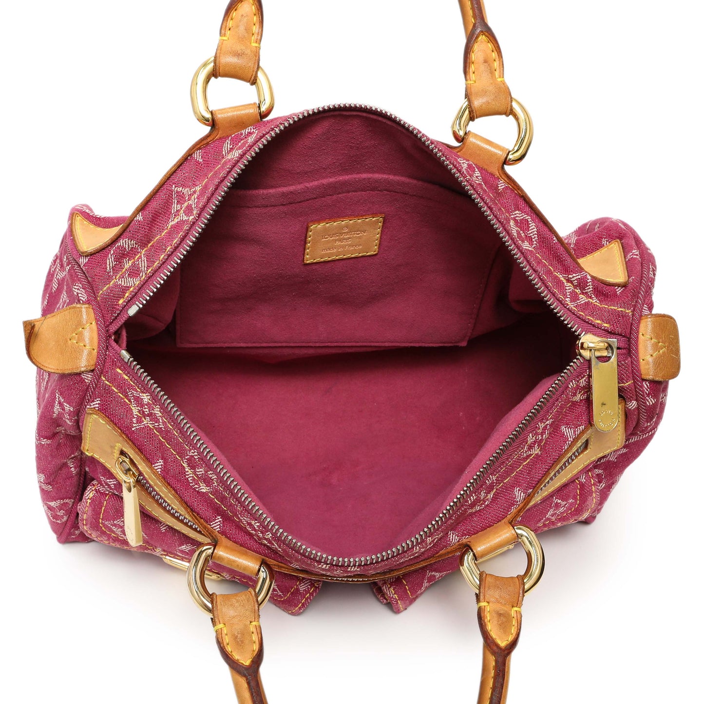 Exclusive Louis Vuitton Pink Monogram Denim Neo Speedy — Alternate View 8