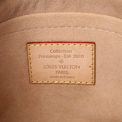 Exclusive Louis Vuitton Peach Monogram Eden Zoe Pochette — Detail View