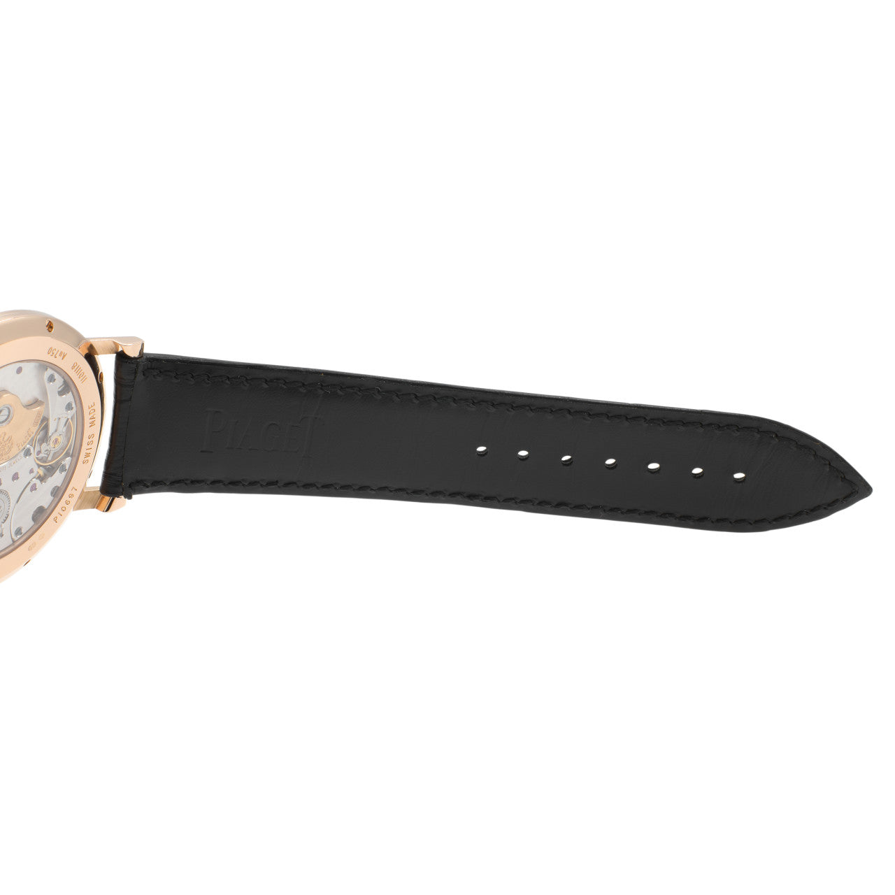 Exclusive Piaget 18K Rose Gold Altiplano 43mm Automatic Watch G0A35131 — Detail View