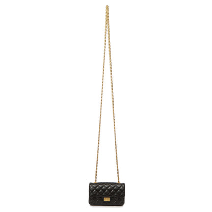Exclusive Chanel Black Lambskin, Calfskin, Tweed Success Story Mini Bags — Back View