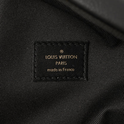 Exclusive Louis Vuitton Black Quilted Calfskin New Wave Bumbag — Detail View
