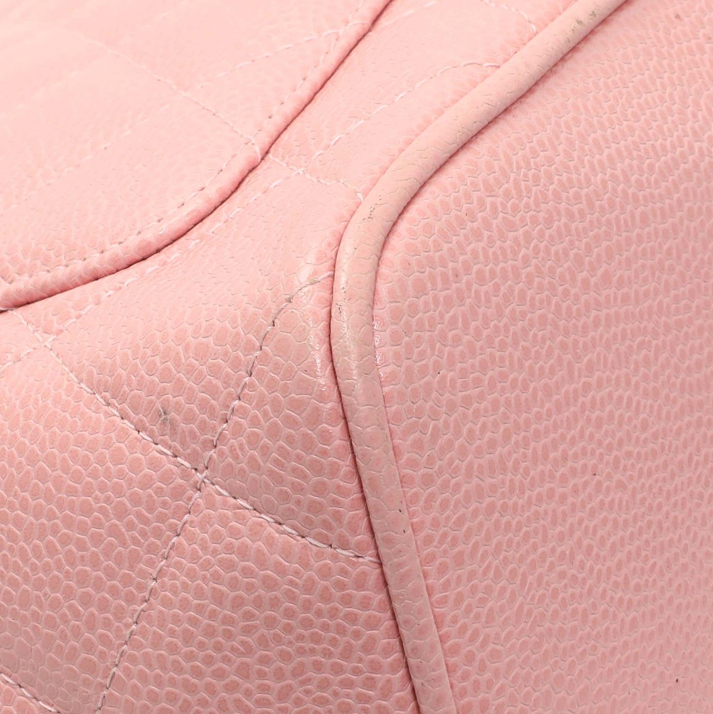 Exclusive Chanel Pink Quilted Caviar Medallion Tote — Lifestyle View