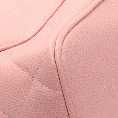 Exclusive Chanel Pink Quilted Caviar Medallion Tote — Lifestyle View