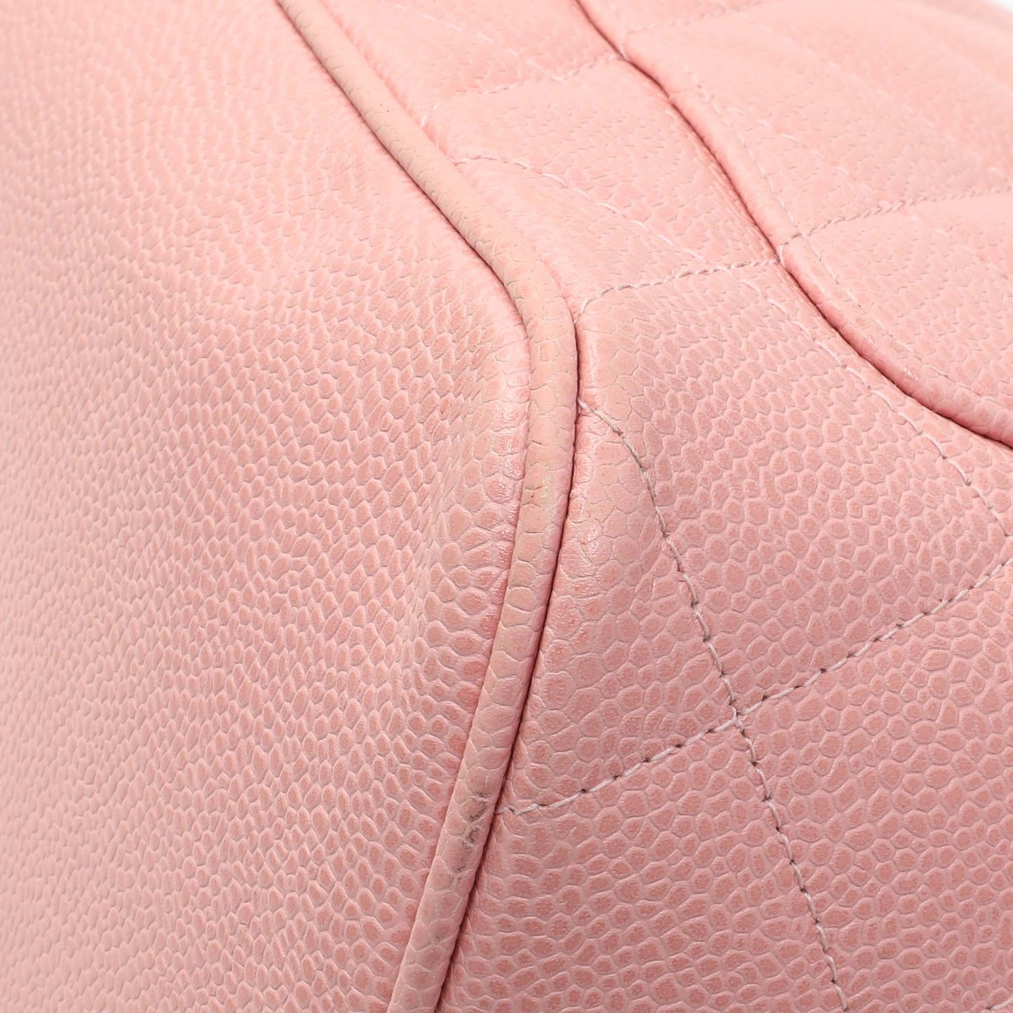 Exclusive Chanel Pink Quilted Caviar Medallion Tote — Alternate View 7