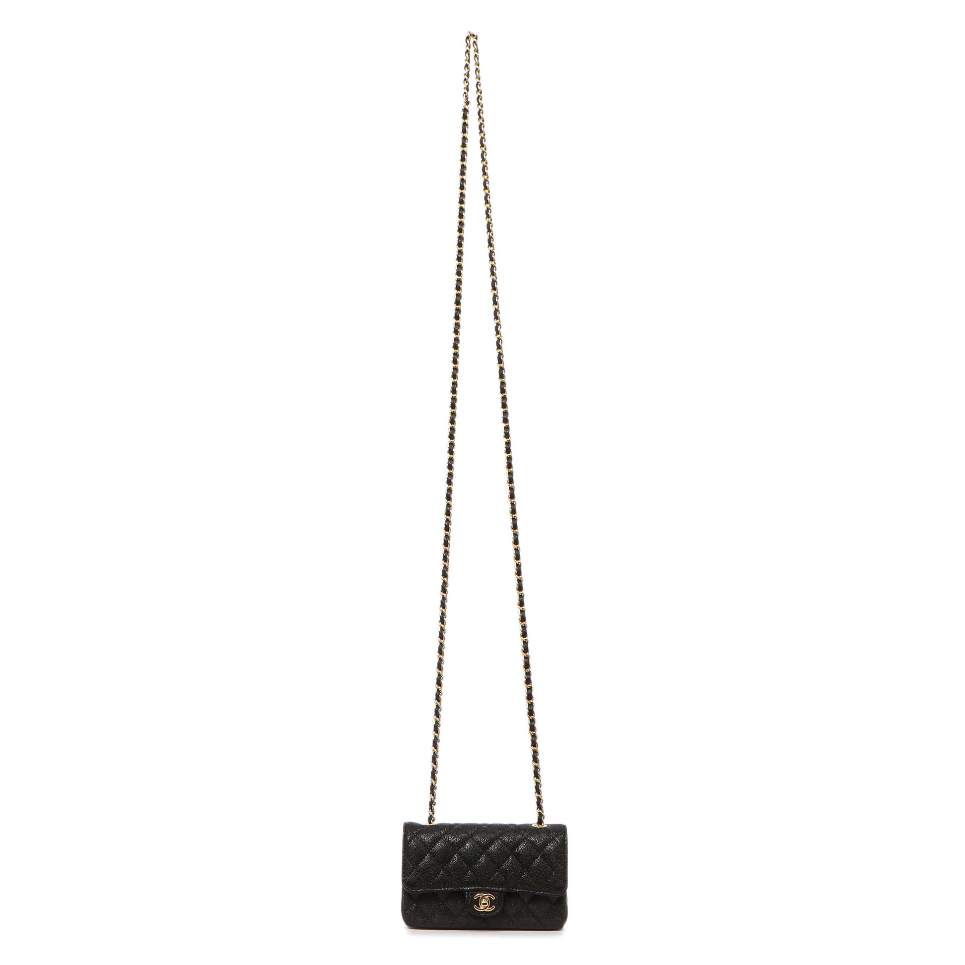 Exclusive Chanel Black Lambskin, Calfskin, Tweed Success Story Mini Bags — Top View