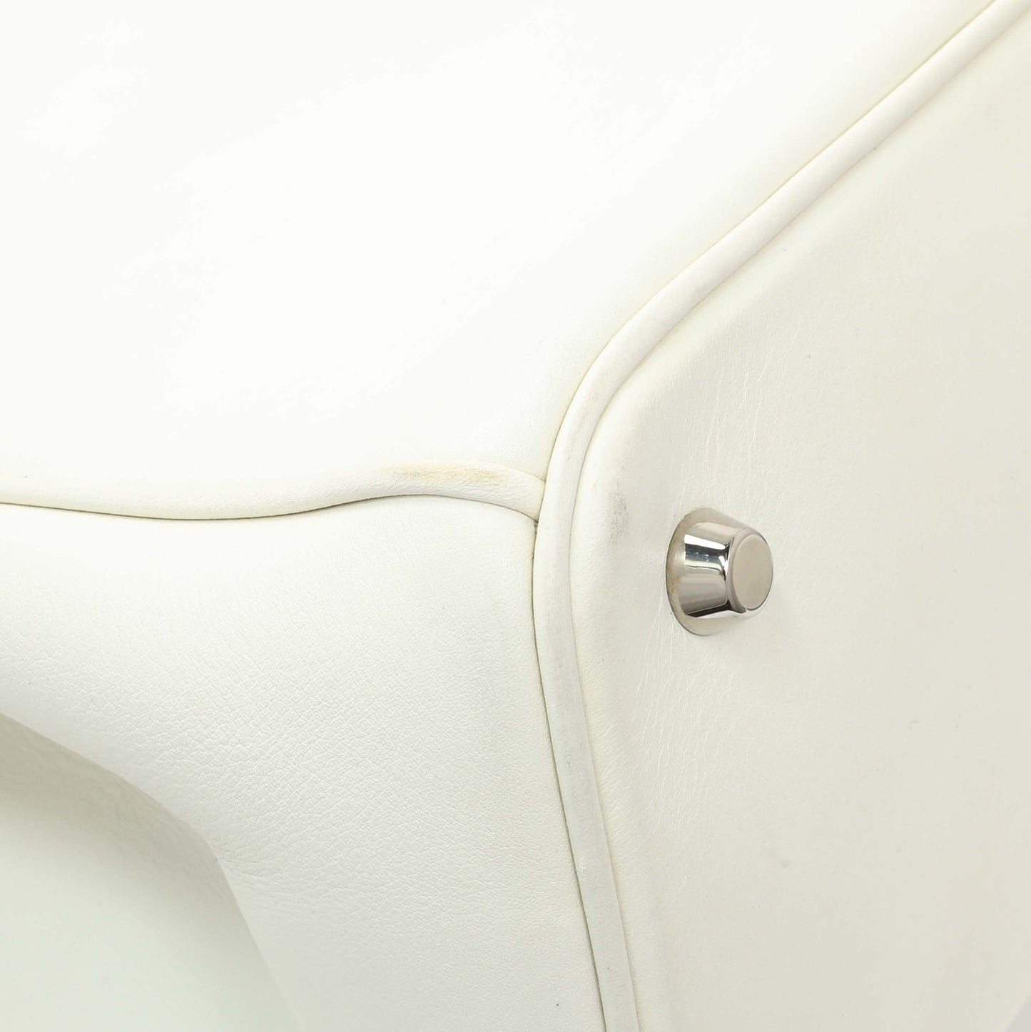 Exclusive Christian Dior White Calfskin Large Diorissimo Tote — Lifestyle View
