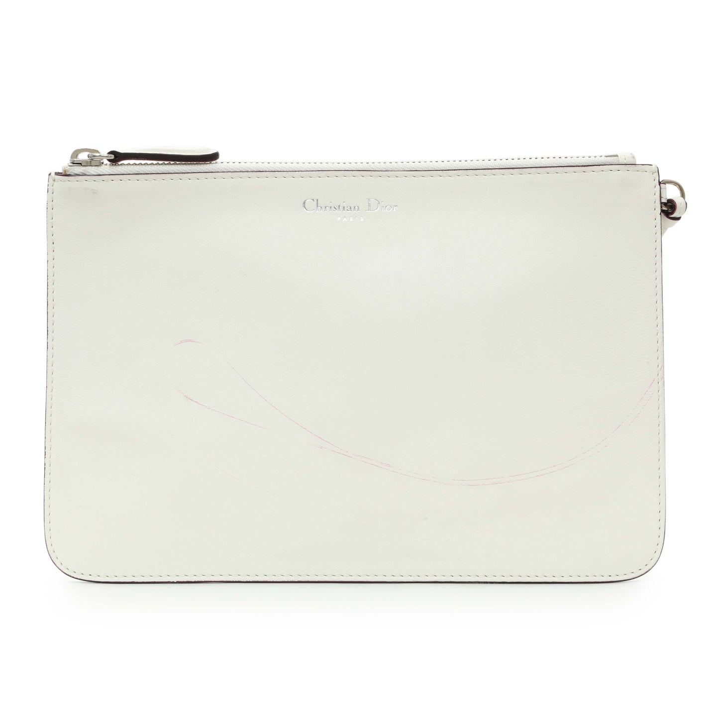 Exclusive Christian Dior White Calfskin Large Diorissimo Tote — Alternate View 8