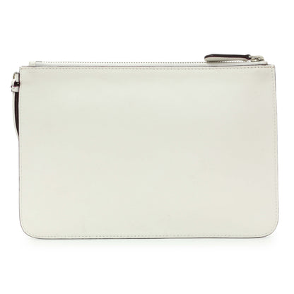 Exclusive Christian Dior White Calfskin Large Diorissimo Tote — Alternate View 9
