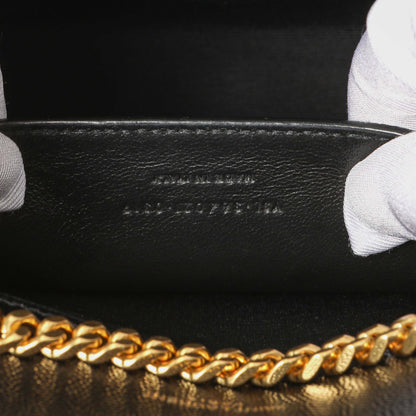 Exclusive Saint Laurent Black Grain De Poudre Medium Monogram Kate Satchel — Lifestyle View