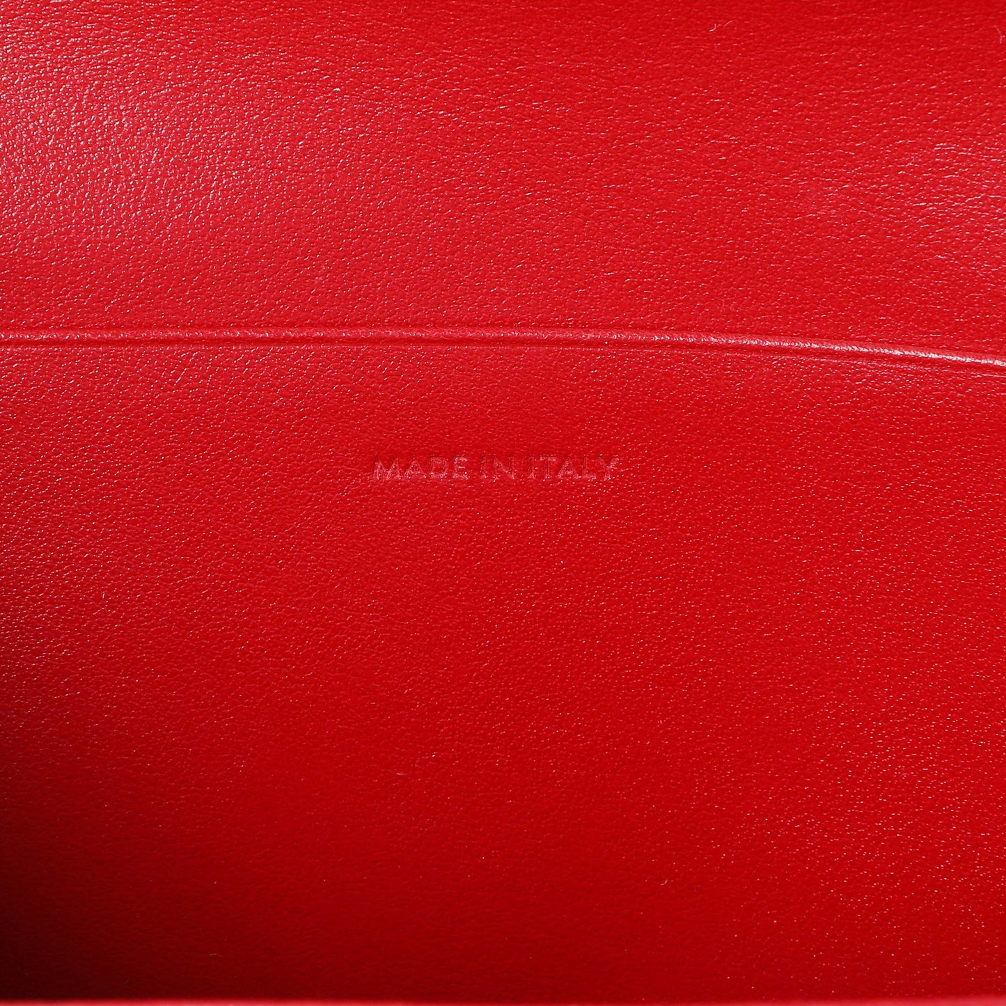 Exclusive Celine Red Calfskin C Wallet on Chain — Alternate View 10