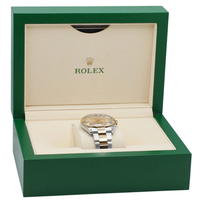 Exclusive Rolex 18K Yellow Gold Stainless Steel Datejust 41 126333 — Lifestyle View