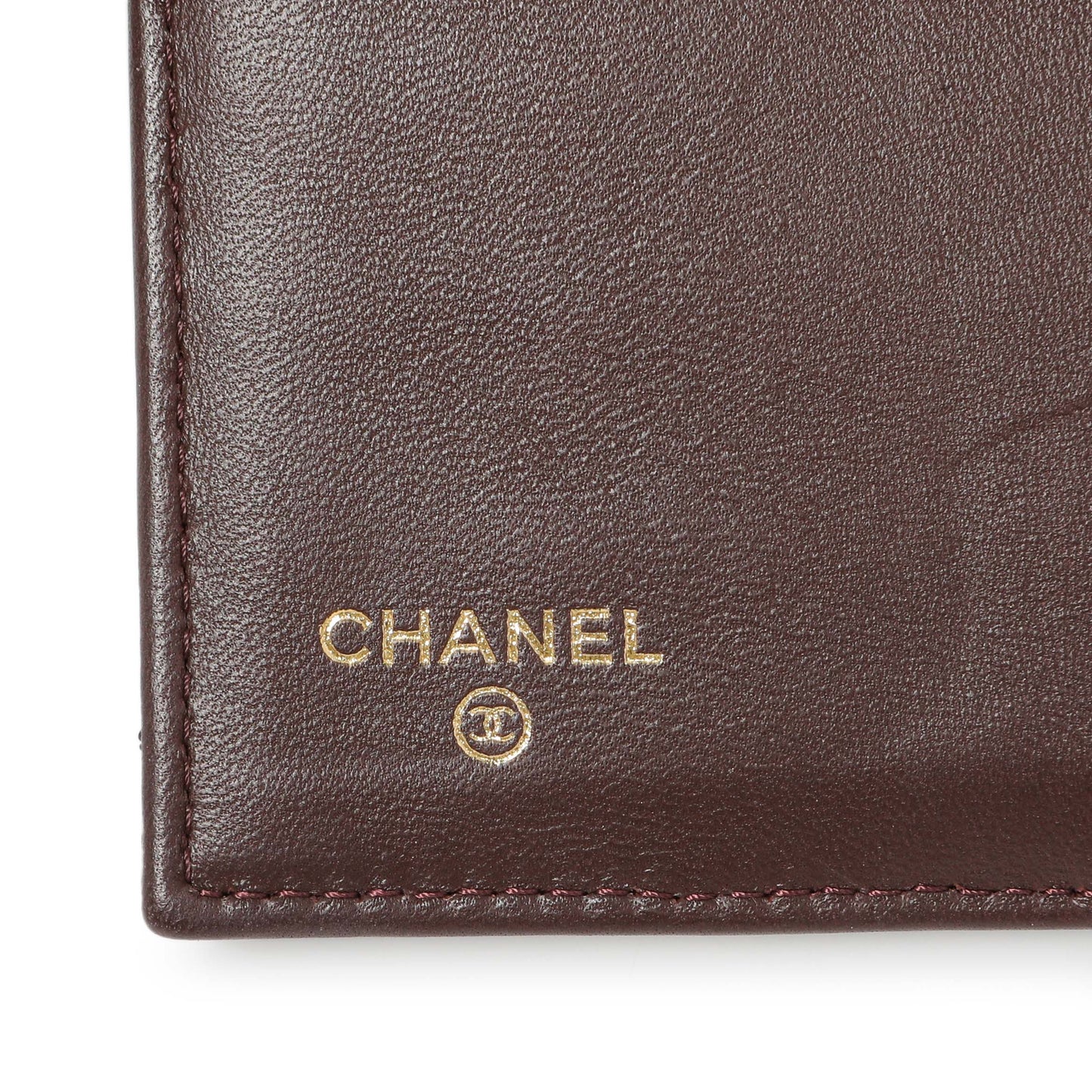 Exclusive Chanel Black Quilted Lambskin Large Flap Wallet — Detail View