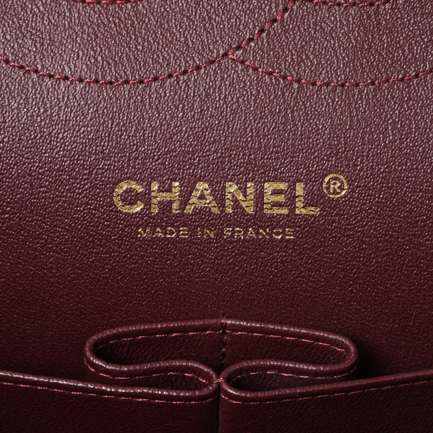 Exclusive Chanel Black Quilted Caviar Jumbo Double Flap — Detail View