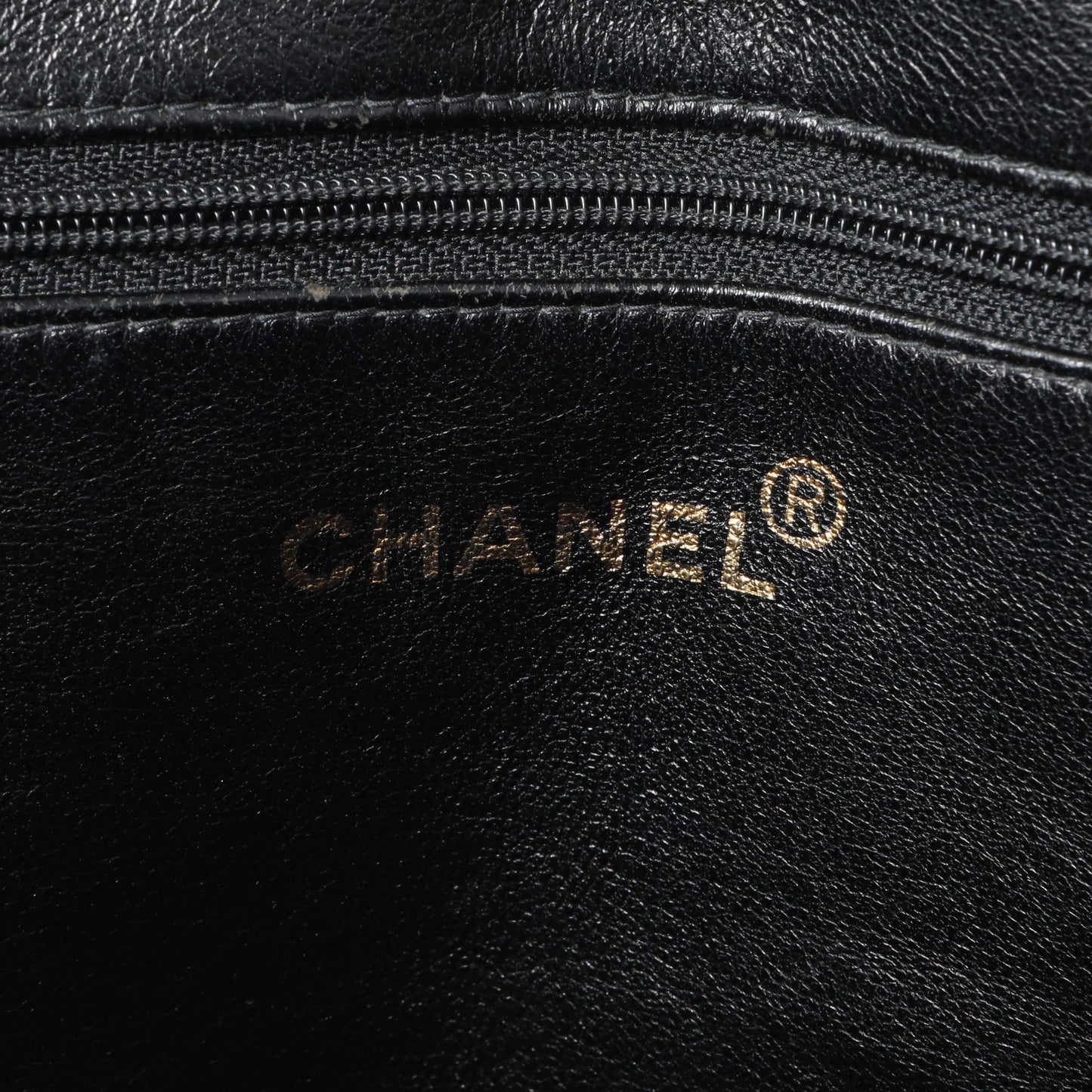 Exclusive Chanel Black Quilted Caviar Medallion Tote — Alternate View 9