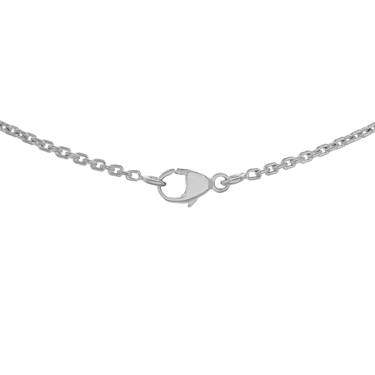 Exclusive Louis Vuitton Sterling Silver Lockit Pendant Necklace — Back View