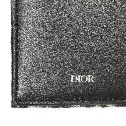 Exclusive Christian Dior Oblique Long Bifold Card Holder — Detail View