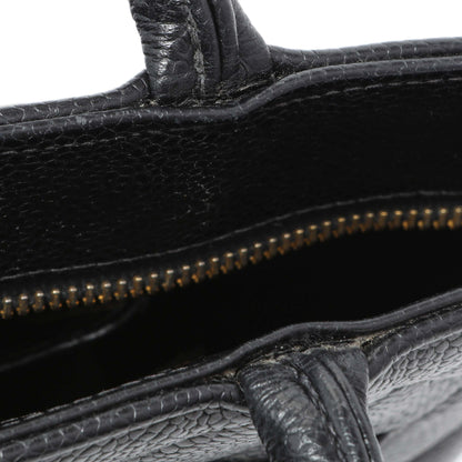 Exclusive Chanel Black Quilted Caviar Medallion Tote — Alternate View 11
