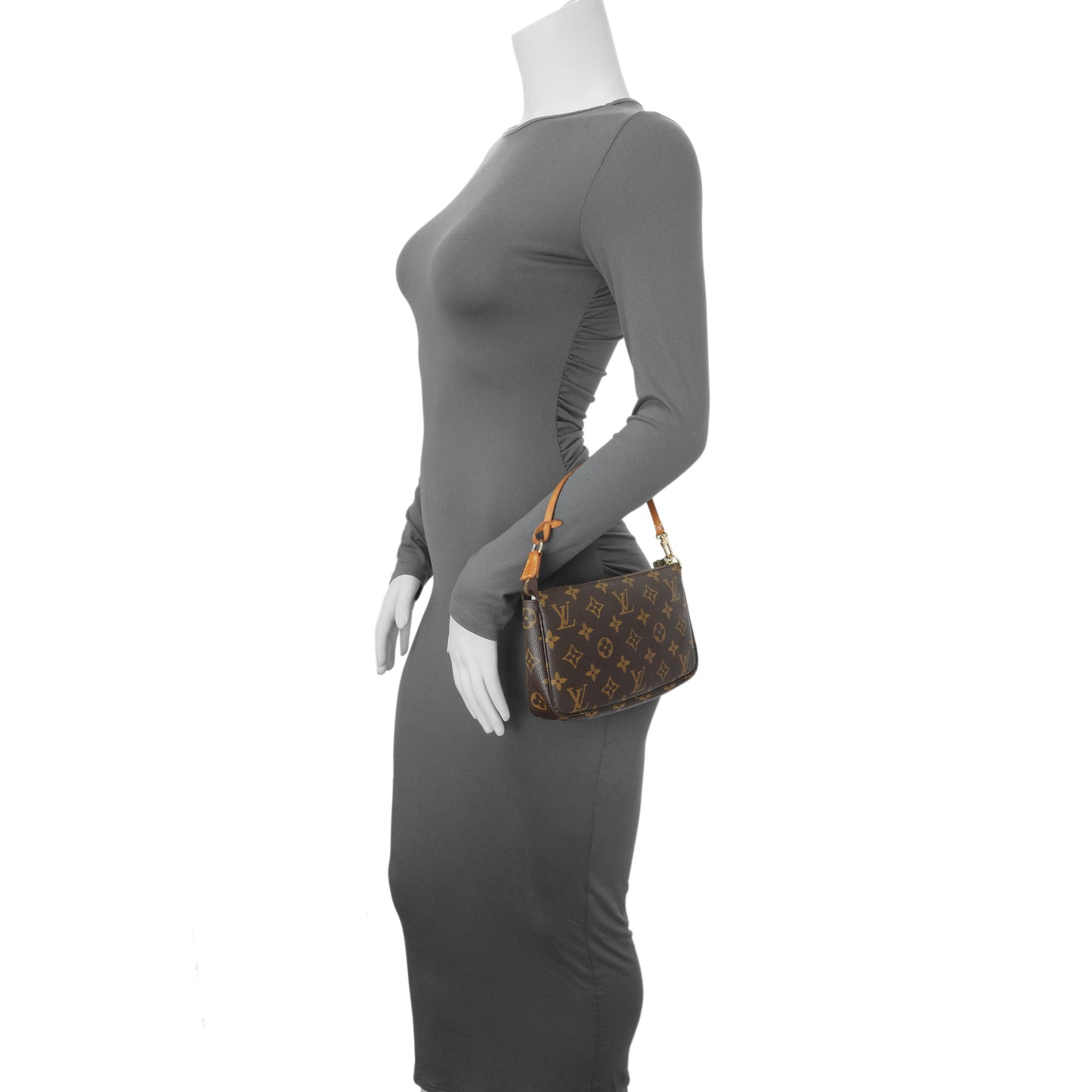 Exclusive Louis Vuitton Monogram Pochette Accessories — Alternate View 11