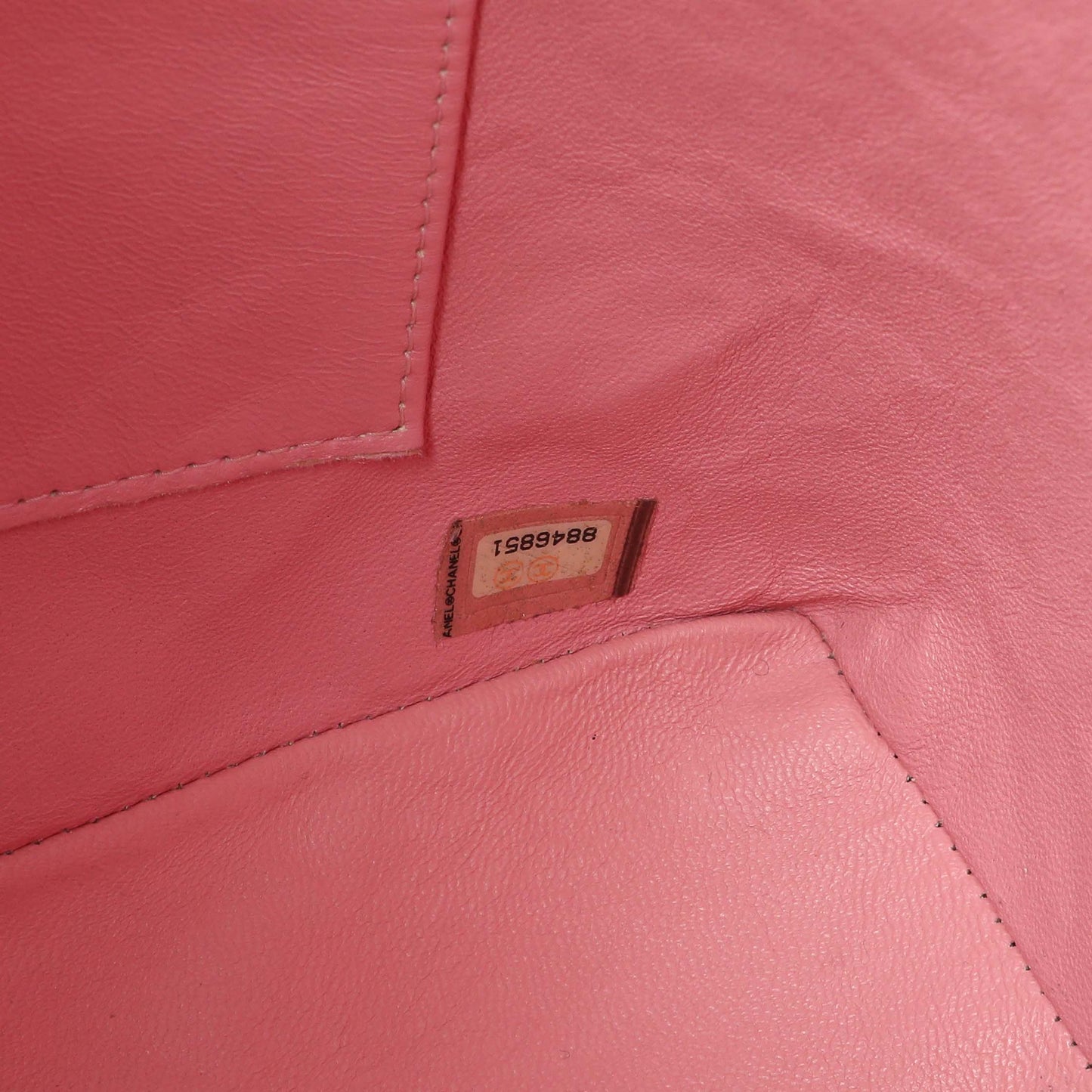 Exclusive Chanel Pink Quilted Caviar Medallion Tote — Alternate View 10