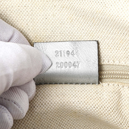 Exclusive Gucci Silver Guccissima Sukey Tote — Lifestyle View