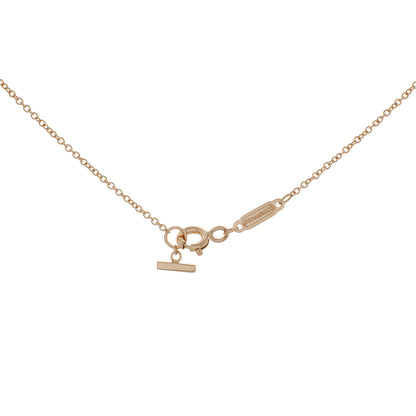 Exclusive Tiffany & Co. 18K Rose Gold Medium T Smile Pendant — Side View