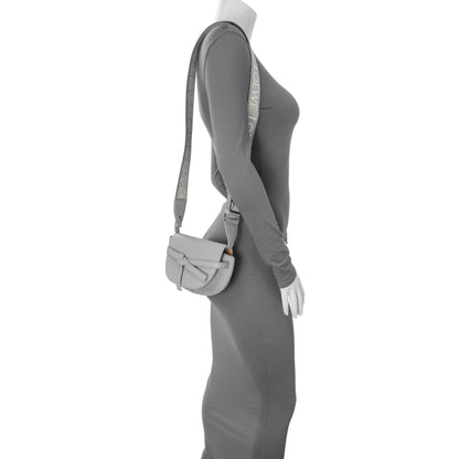 Exclusive Loewe Grey Calfskin Jacquard Mini Gate Crossbody — Alternate View 7