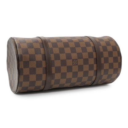 Exclusive Louis Vuitton Damier Ebene Papillon 30 With Companion — Back View