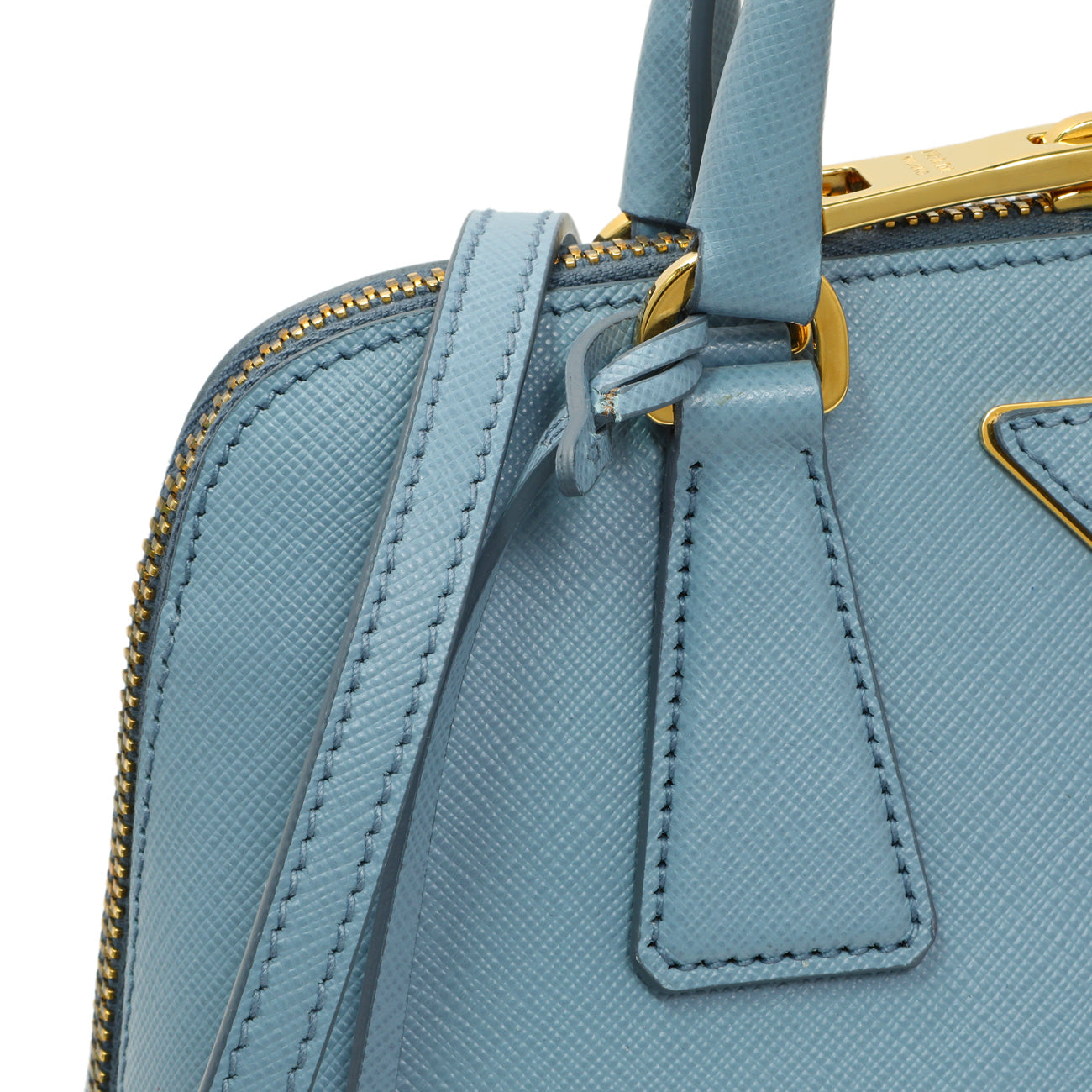 Exclusive Prada Astrale Saffiano Lux Small Promenade Tote — Lifestyle View