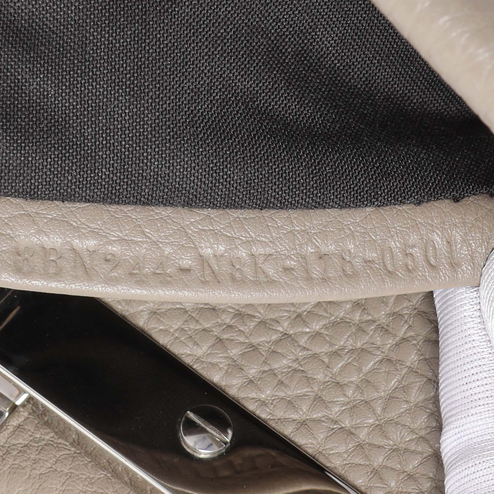 Exclusive Fendi Plaster Cuoio Romano Snakeskin Selleria Mini Peekaboo Iconic Satchel — Lifestyle View