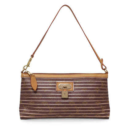 Exclusive Louis Vuitton Peach Monogram Eden Zoe Pochette — Front View