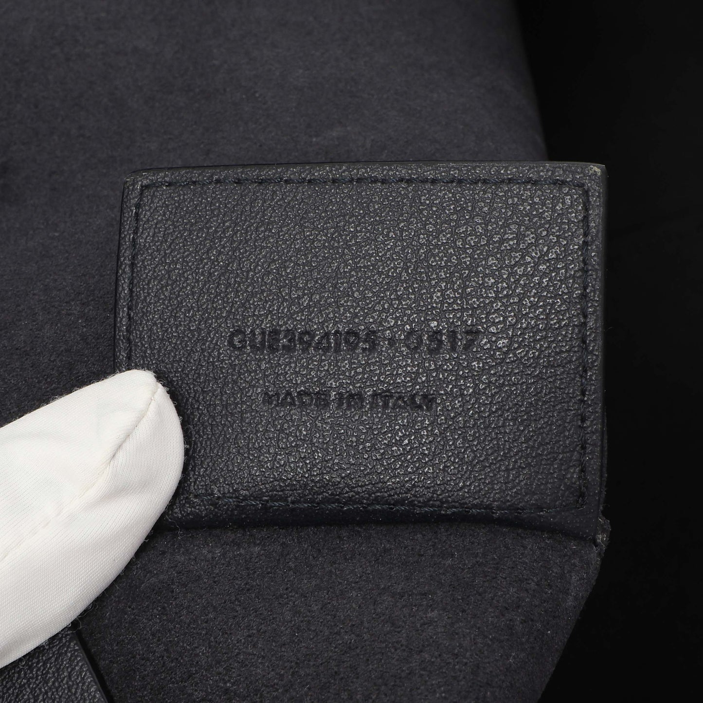 Exclusive Saint Laurent Navy Calfskin Large Shopping Tote — Alternate View 10