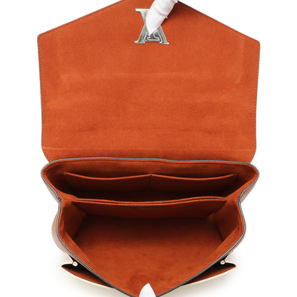 Exclusive Louis Vuitton Caramel Creme Black Soft Calfskin My Lockme Top Handle — Alternate View 8