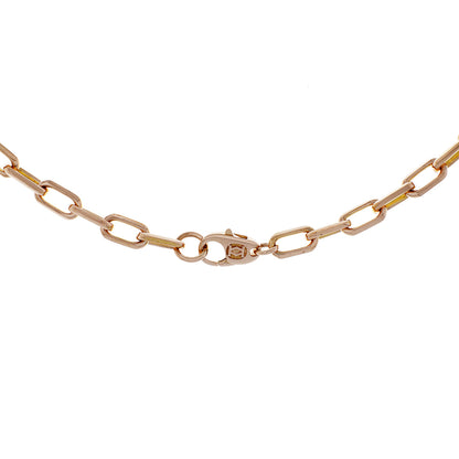 Exclusive Cartier 18K Rose Gold Spartacus Chain Necklace — Back View