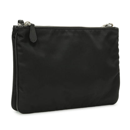 Exclusive Prada Black Nylon Re-Edition 2000 Messenger Bag — Side View