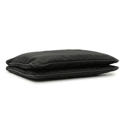 Exclusive Prada Black Nylon Re-Edition 2000 Messenger Bag — Back View