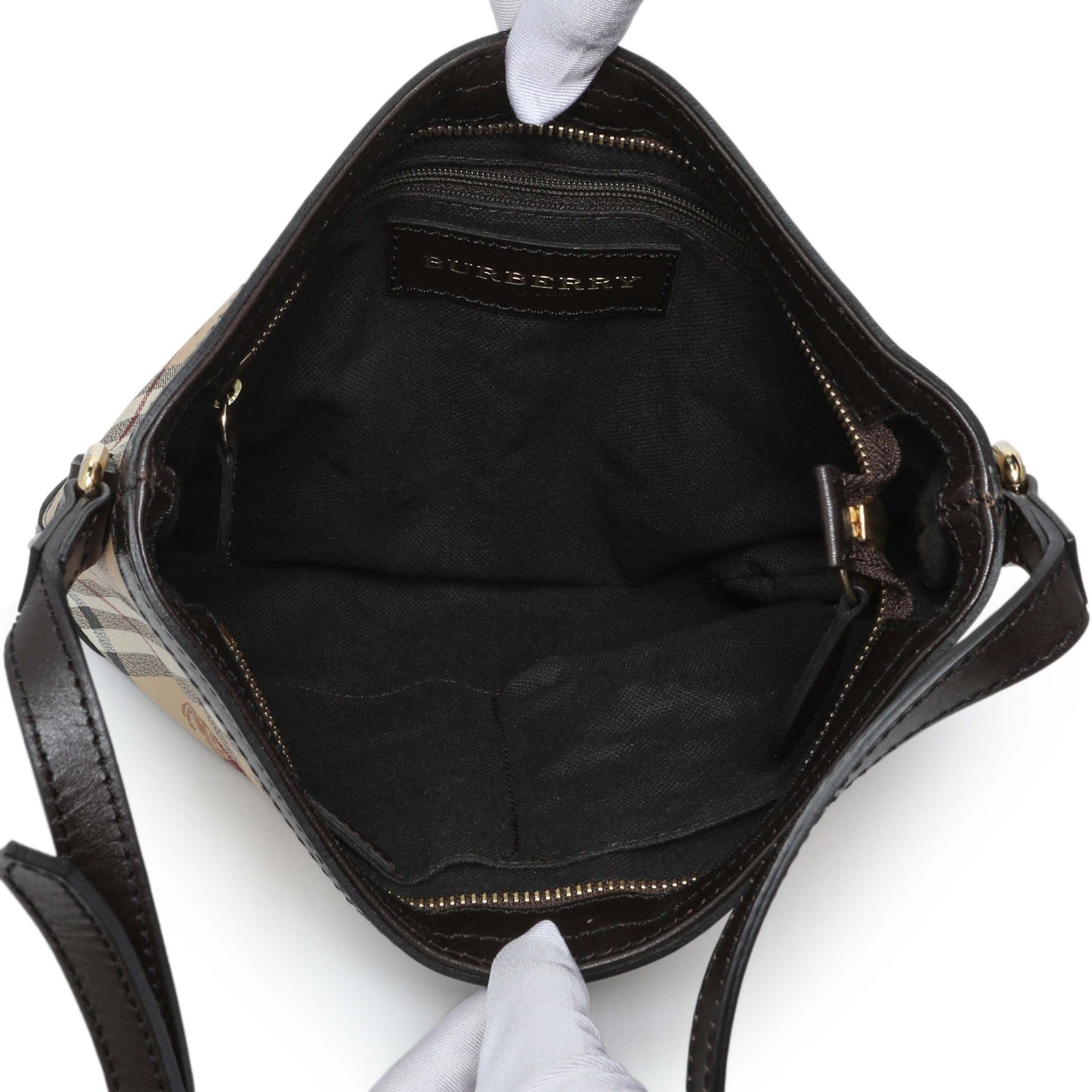Exclusive Burberry Hartham Haymarket Check Crossbody — Alternate View 8